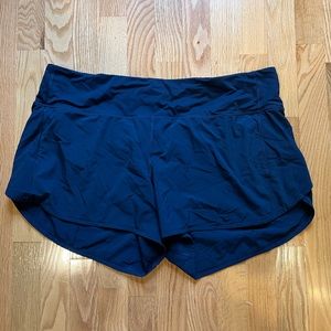 Lululemon speed up short navy size 14